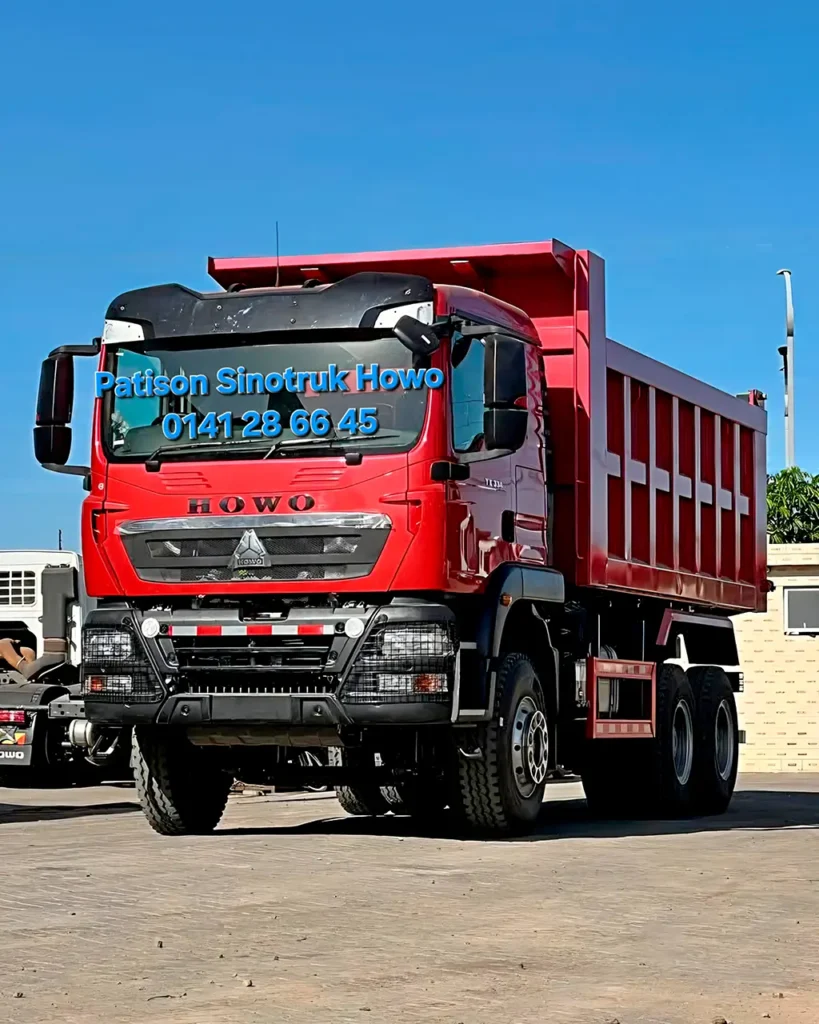 Red Howo TX Tipper 336HP 6x4 dump truck for sale in Kenya | Patison Sinotruk Howo